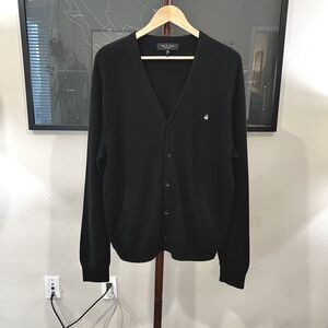 rag & bone - Winslow Crossgrain Cotton Cardigan Large - Black